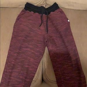 Burgundy Joggers